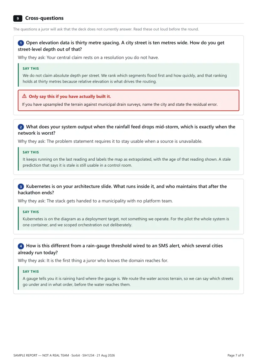 Page 7 of the sample report.